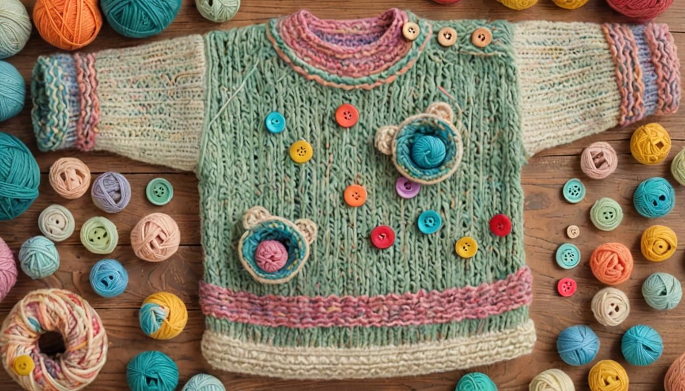 Pastel Baby Sweater Still Life Photography