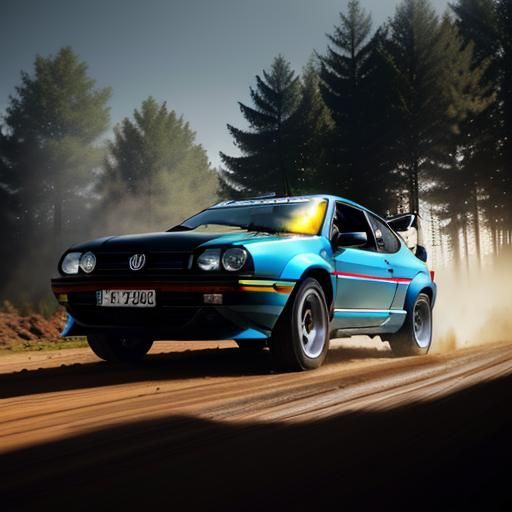 Vw scirocco rally car