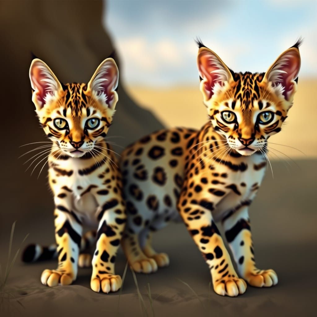 Savannah Cats: A Generational Portrait