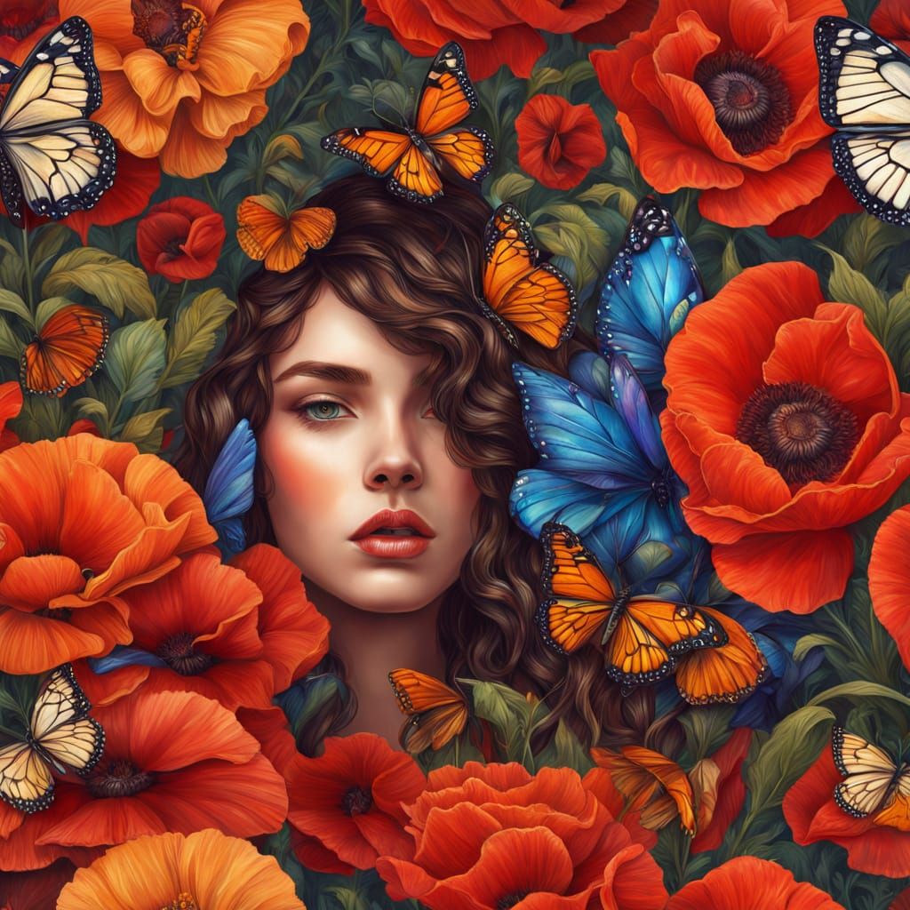 Gentle Beauty in a Splash of Color