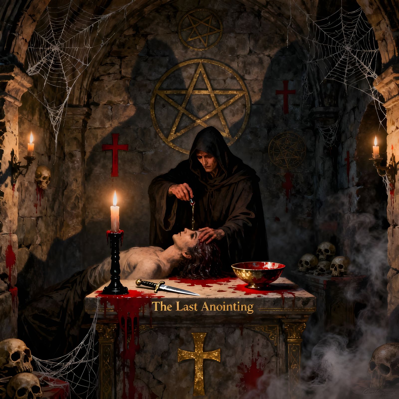 Satanic Ritual in Sinister Crypt, Macabre Style