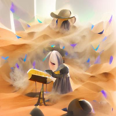 Ethereal Dust Motes in Abstract Light