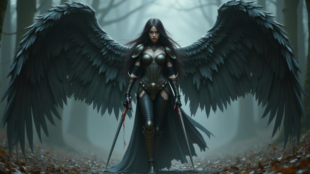 Dark Angel in Tattered Bandages