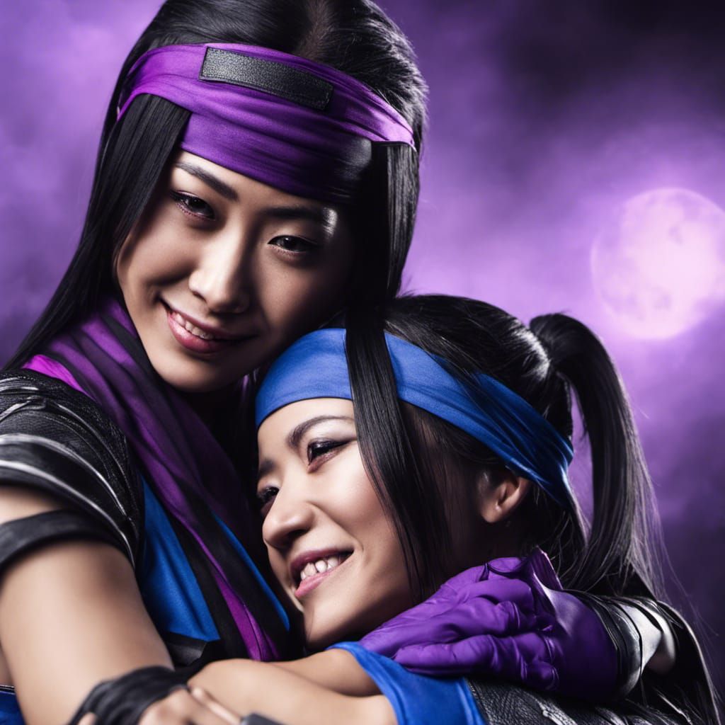 Happy Ninja Princess Sisters: Kitana and Mileena