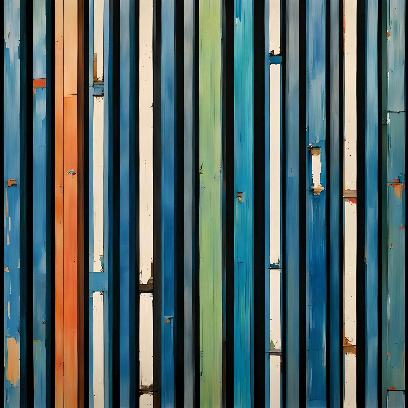 Vertical Bars in Academic Art Style