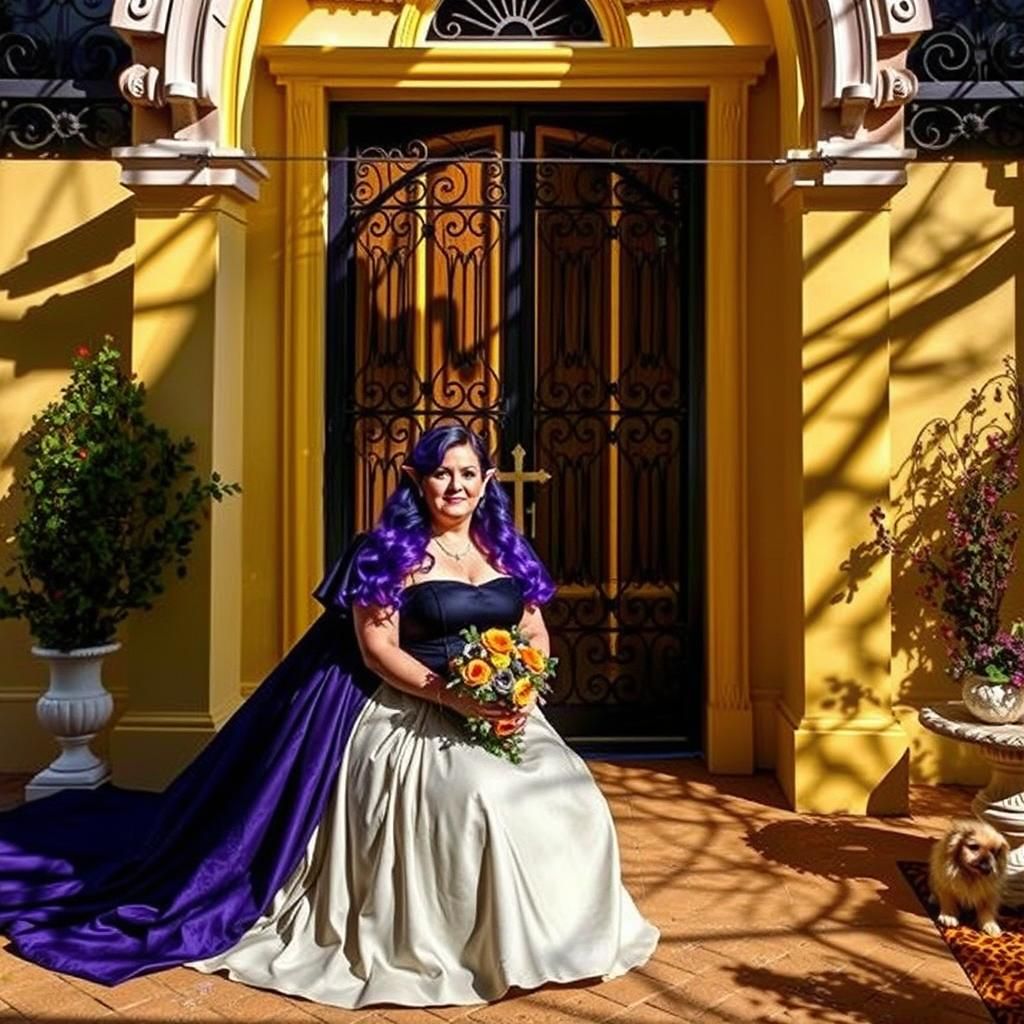 Gothic New Orleans Bride Enjoys Warm Southern Home