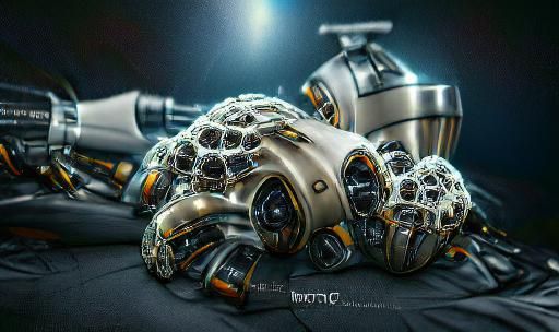 Dome Bionic organism robotic exo skelet hydraulics armorred trending on artstation vidualisation industrial design objec...