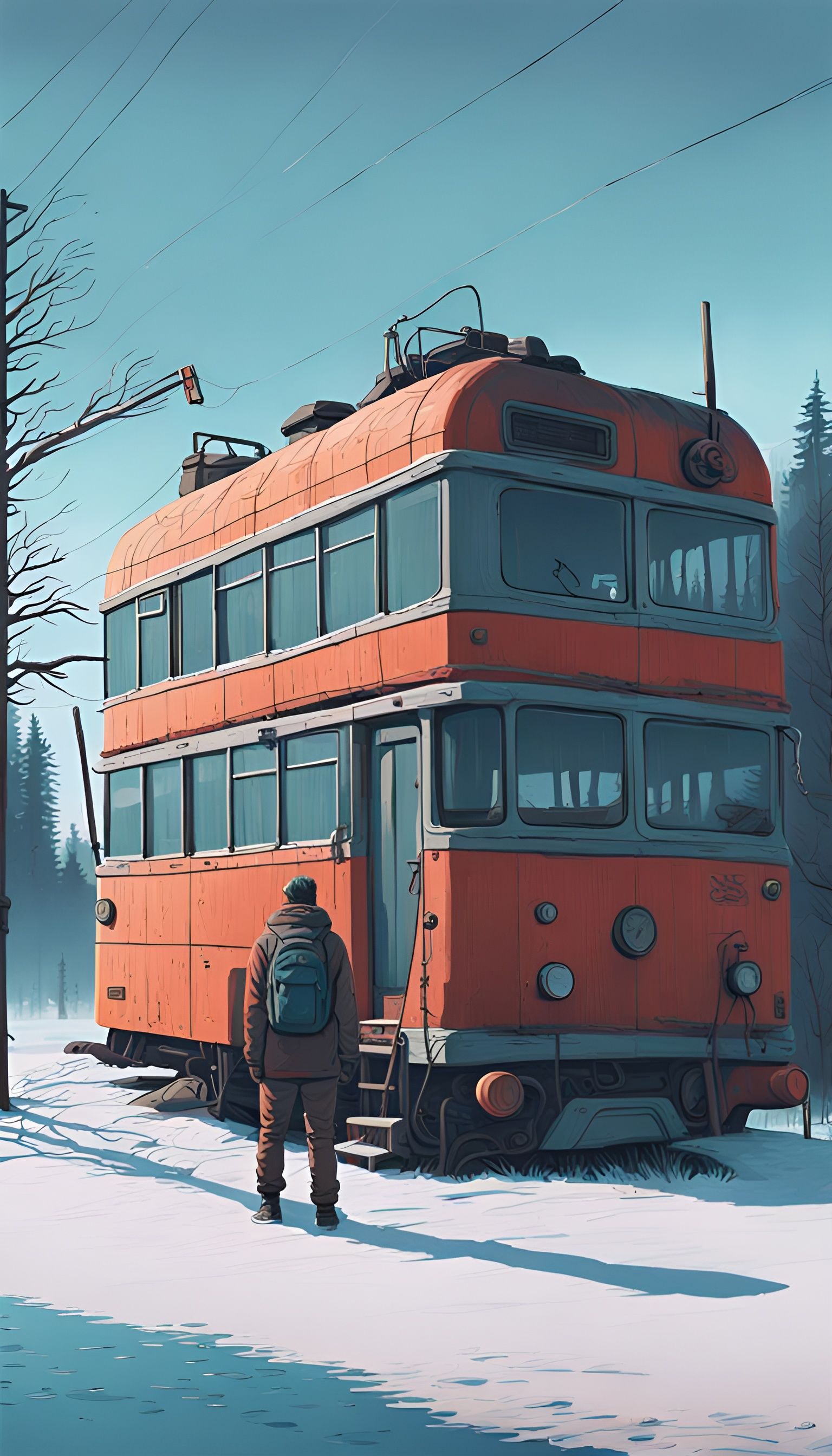 Picturesque Scene Inspired by Tales from the Loop