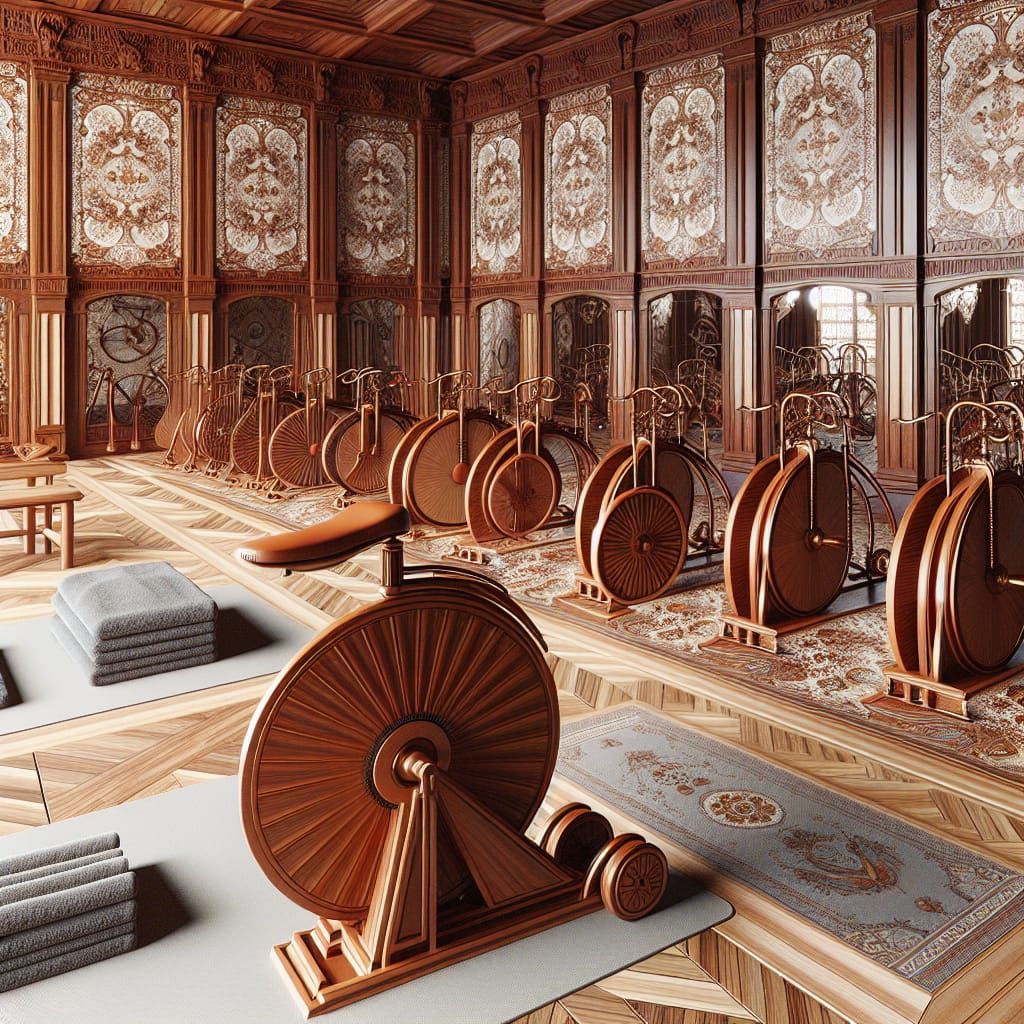 Spart Gymnasium by Frank Lloyd Wright with Touches of W&M Morris