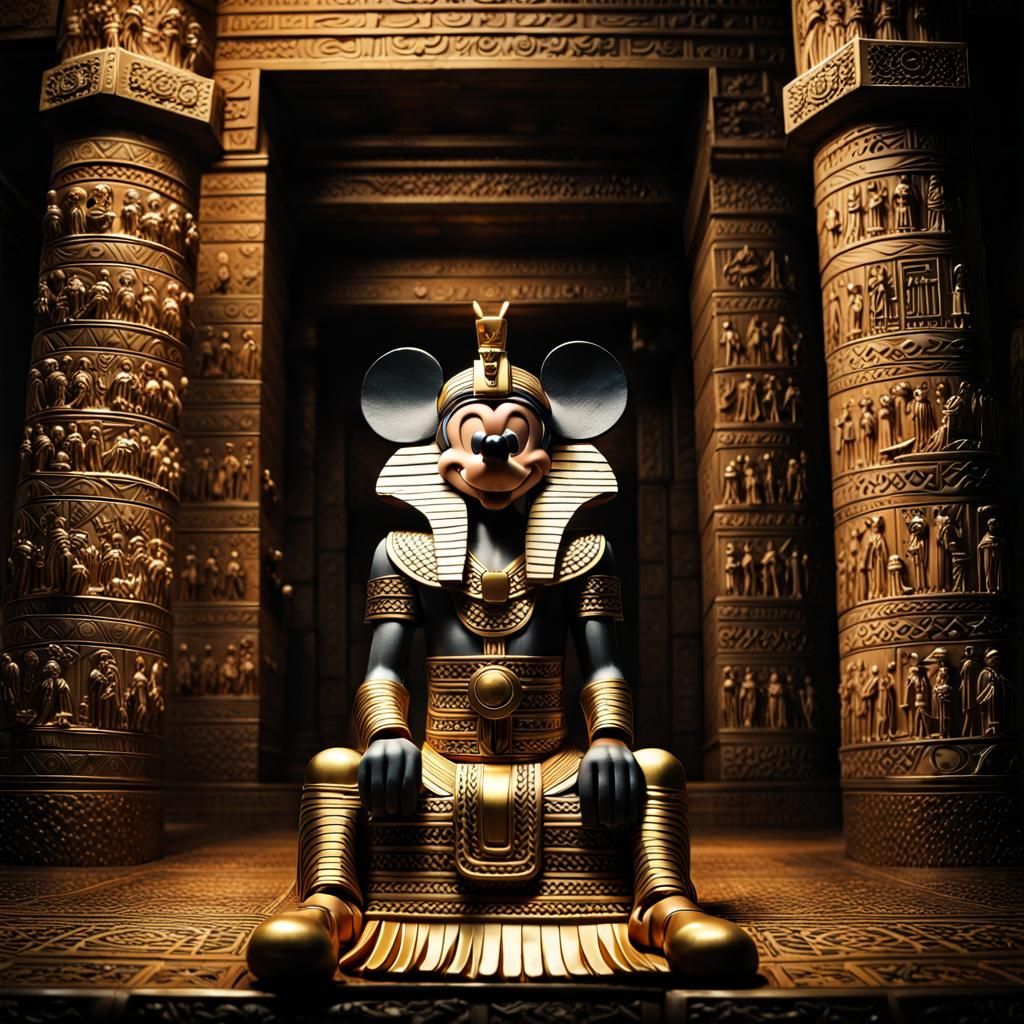 Mickey Mouse King Tut