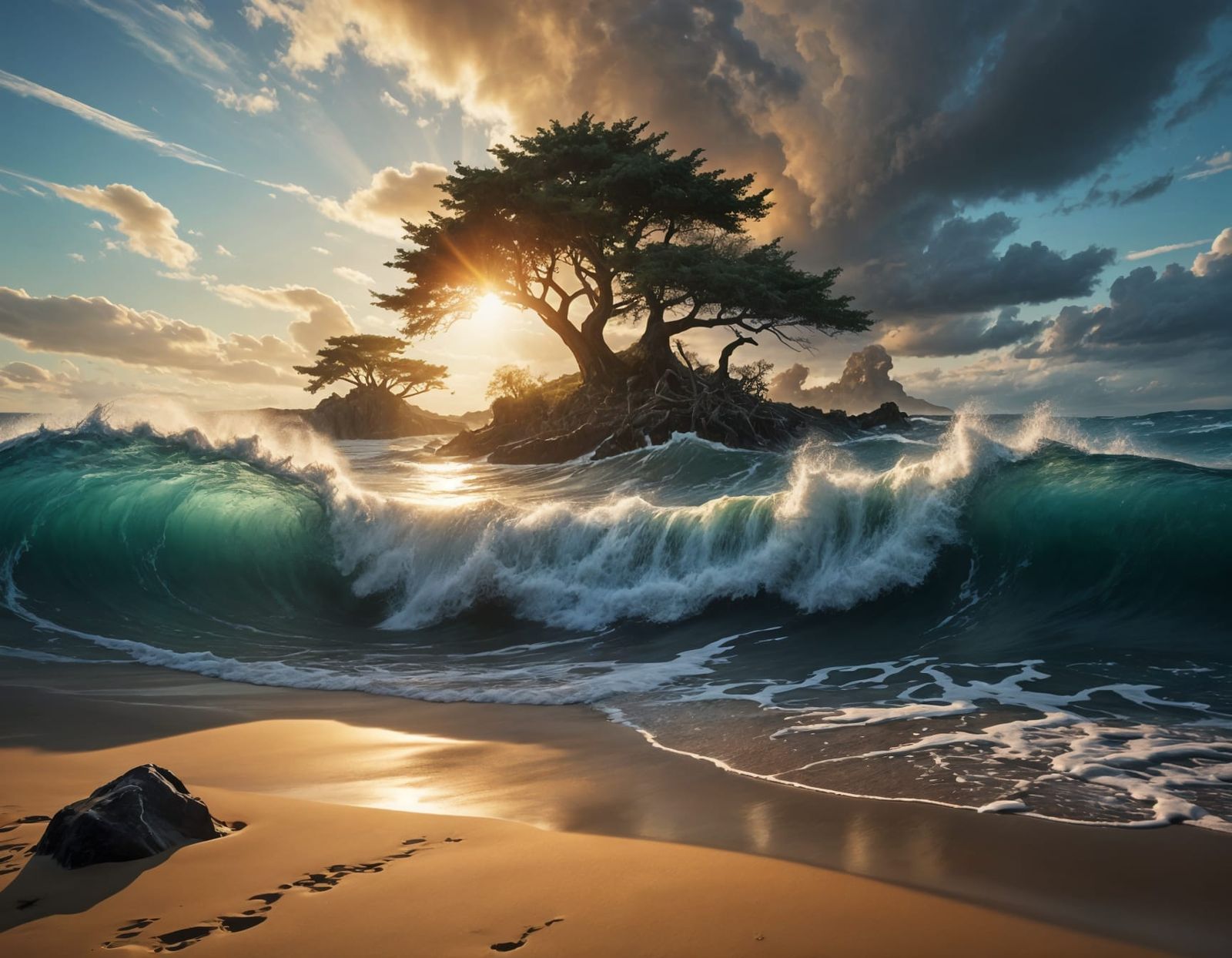 Serenely Turbulent Stormy Weather in Nordic Paradise