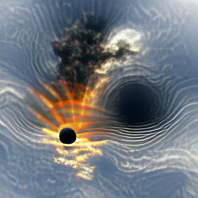 Black Vortex Eclipses the Sun