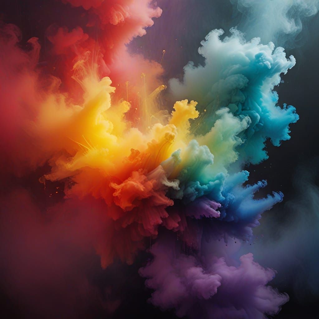 Volumetric Fog Composition with Geometric Shapes