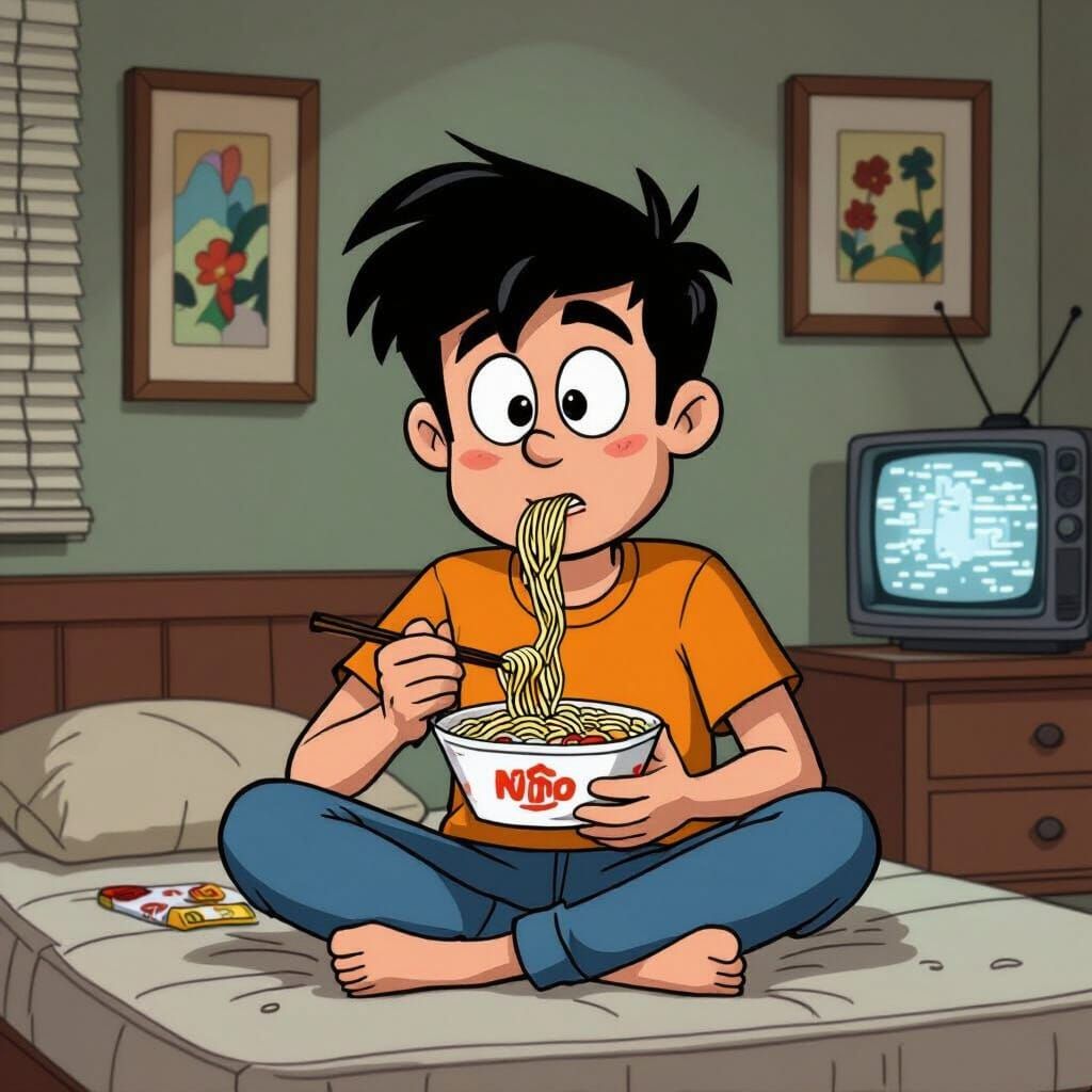 1960s Hanna-Barbera Style Lovable Everyman Character