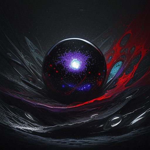 Ethereal Glass Forms in a Surreal, Vibrant Landscape