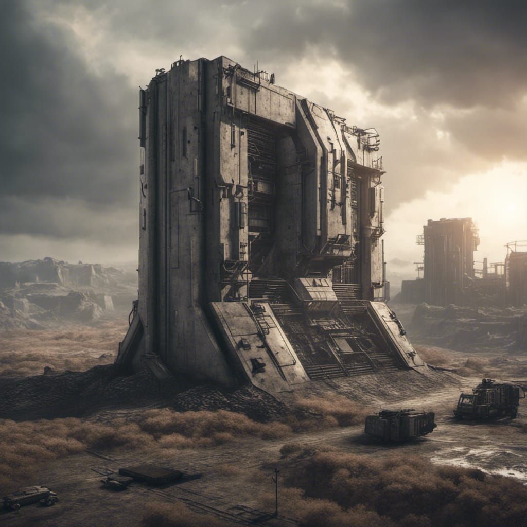 Apocalyptic Supercomputer in Concrete Sarcophagus