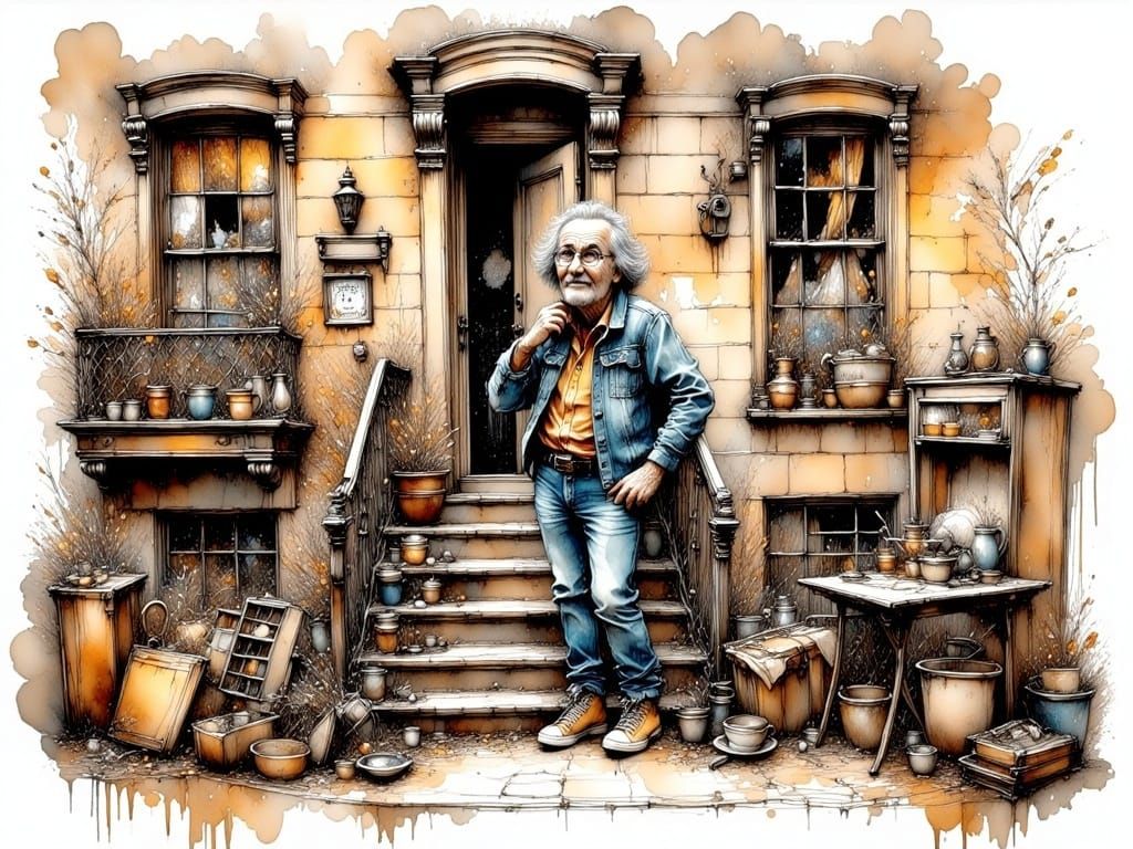 A Charming Gentleman Nostalgically Reflects on Life