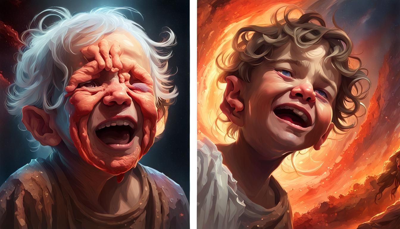 Heaven and Hell Portrait in Unreal Engine 5