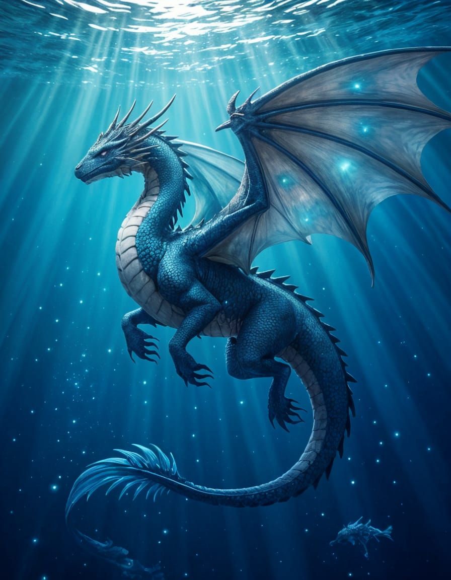 Cosmic Dragon in Rainstorm: Hyperrealistic Fantasy Art