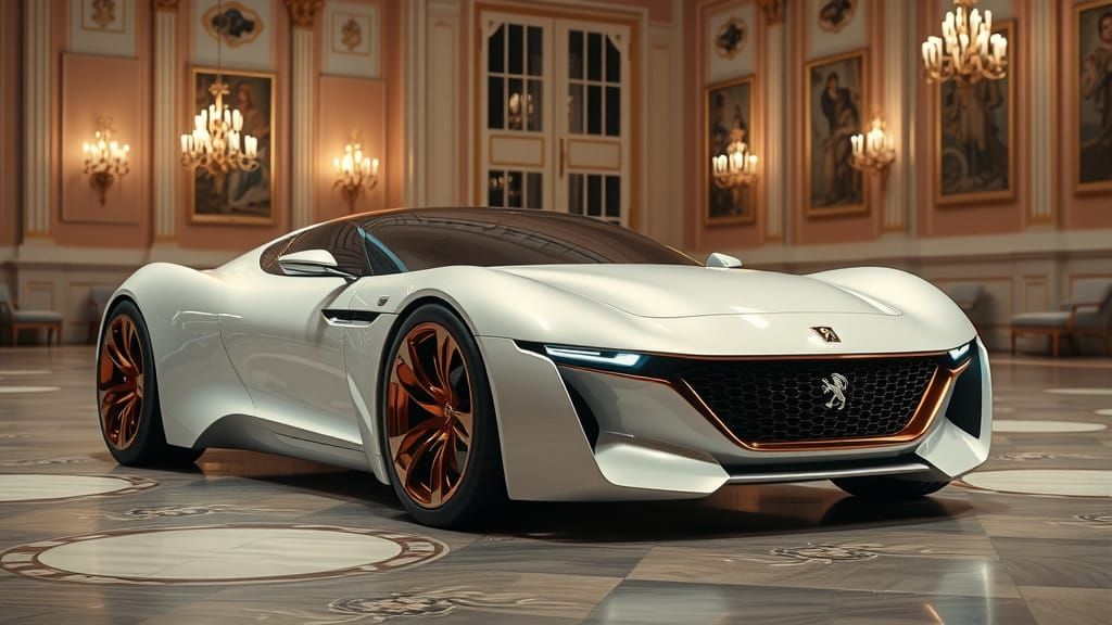 Luxury Sports Car Concept in Versailles Style