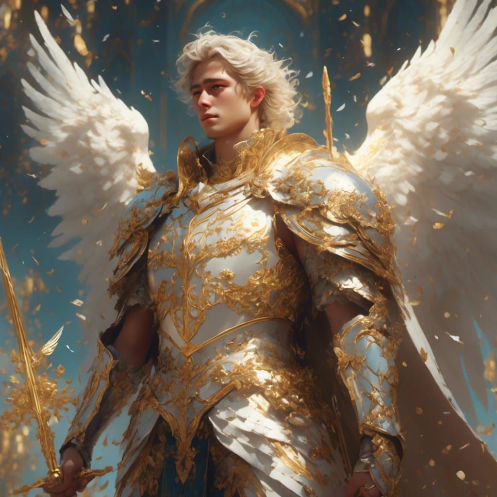 Male warrior Angel (original)