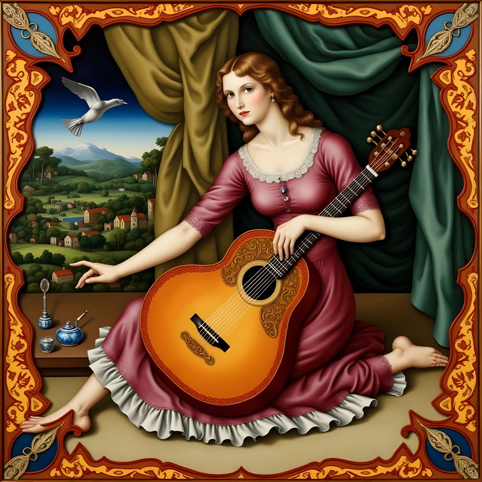 Surreal Objects in Chicago Imagists Style