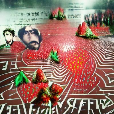 Lush Strawberry Field in Photorealistic Style