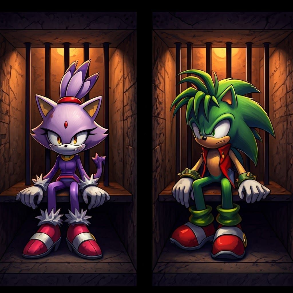 Jailed Icons: Tattered Heroes in Dark Detention