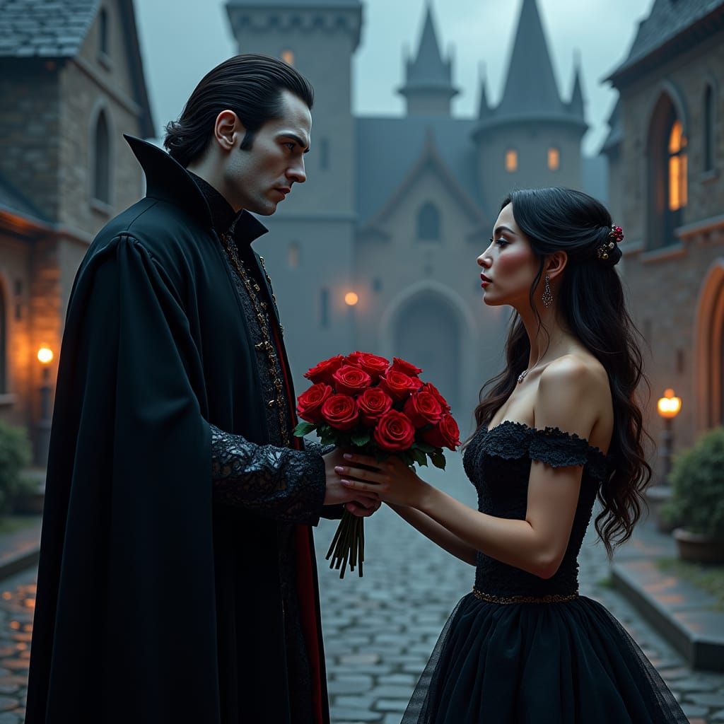 Vampire's Gift: Roses at the Gothic Castle