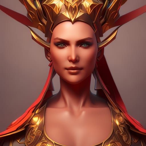 Hyperdetailed Portrait in Dynamic Lighting