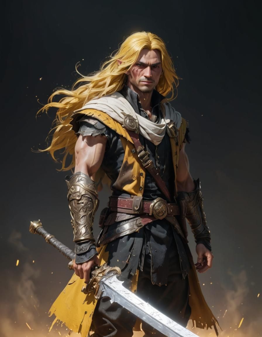 Kind Face Portrait in Hyperdetailed Digital Art