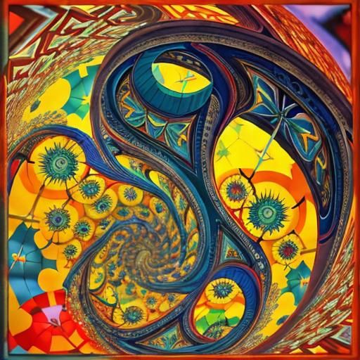 Kaleidoscopic Fractal Tessellation in 3D