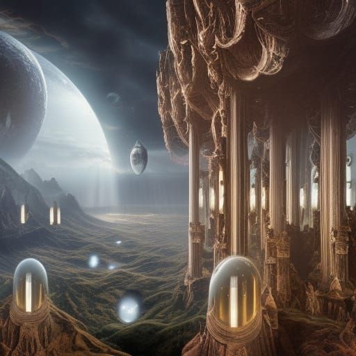 Meaning of Life: Digital Matte Painting