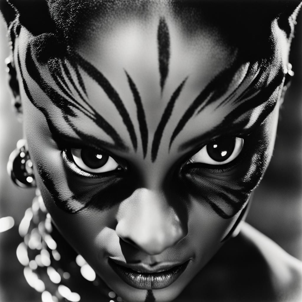 Simone Simon's Feline Transformation: A Cinematic Portrait