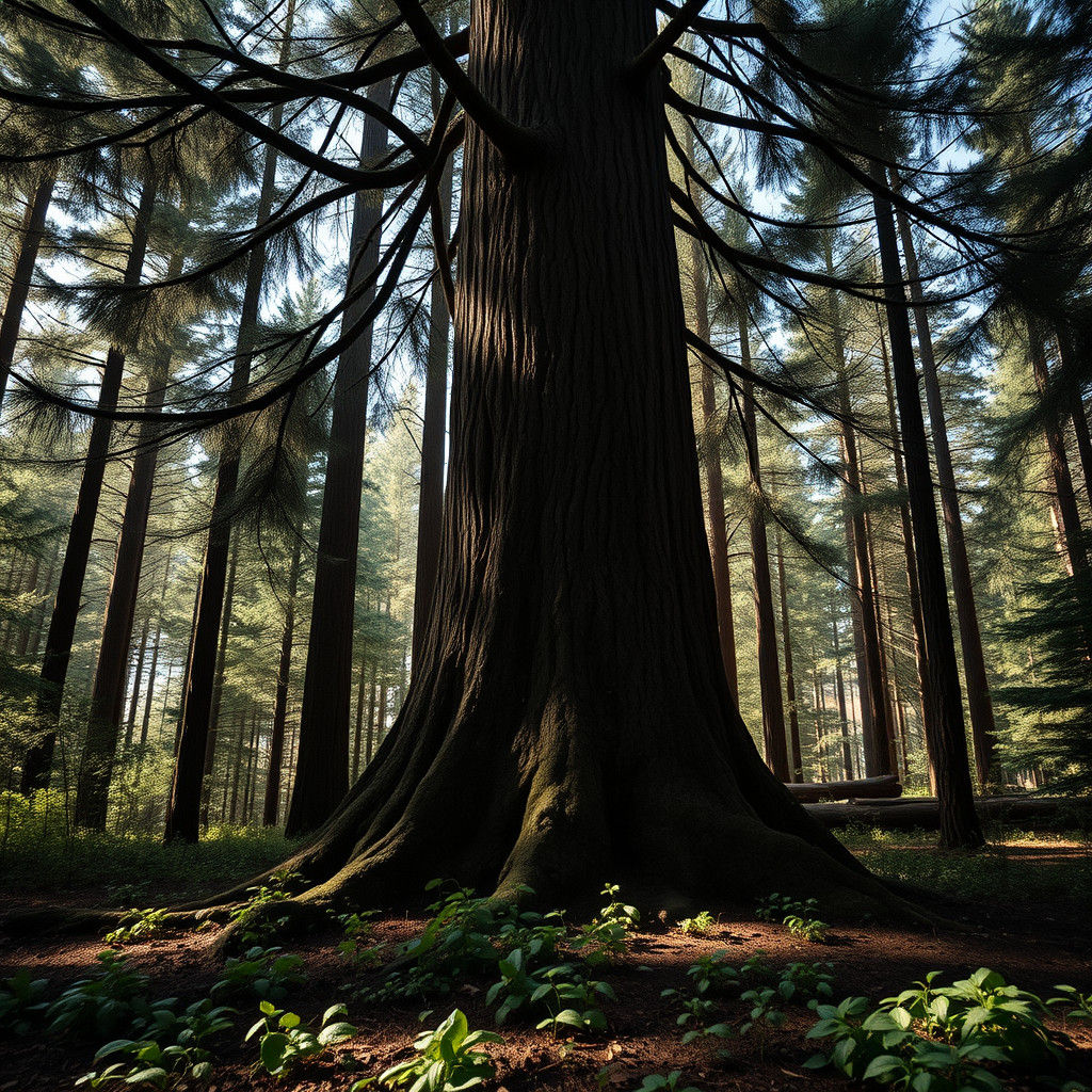 Hemlock Tree Portrait: Forest Reclaims its Space