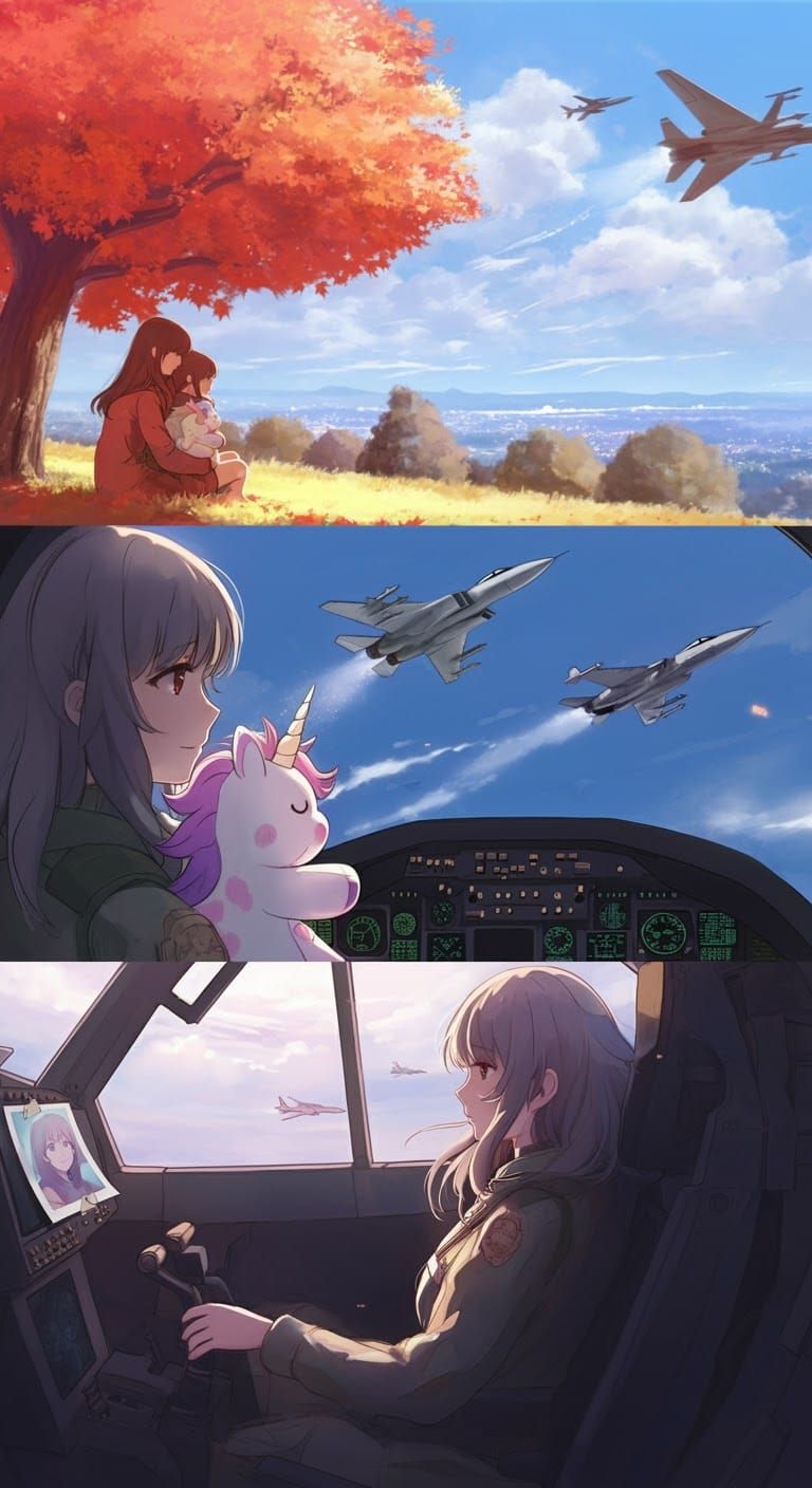 Dreams of Flight: A Pastel Anime Journey