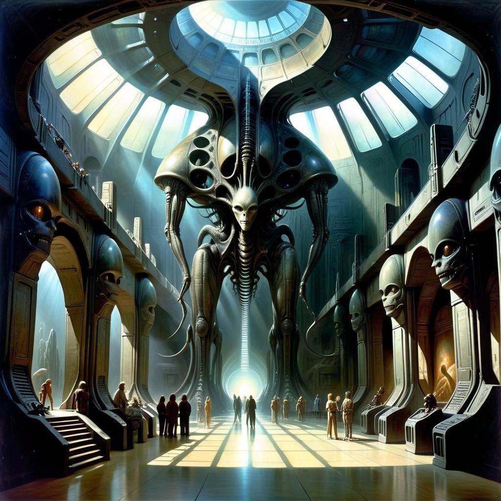 Epic Sci-Fi Natural History Museum