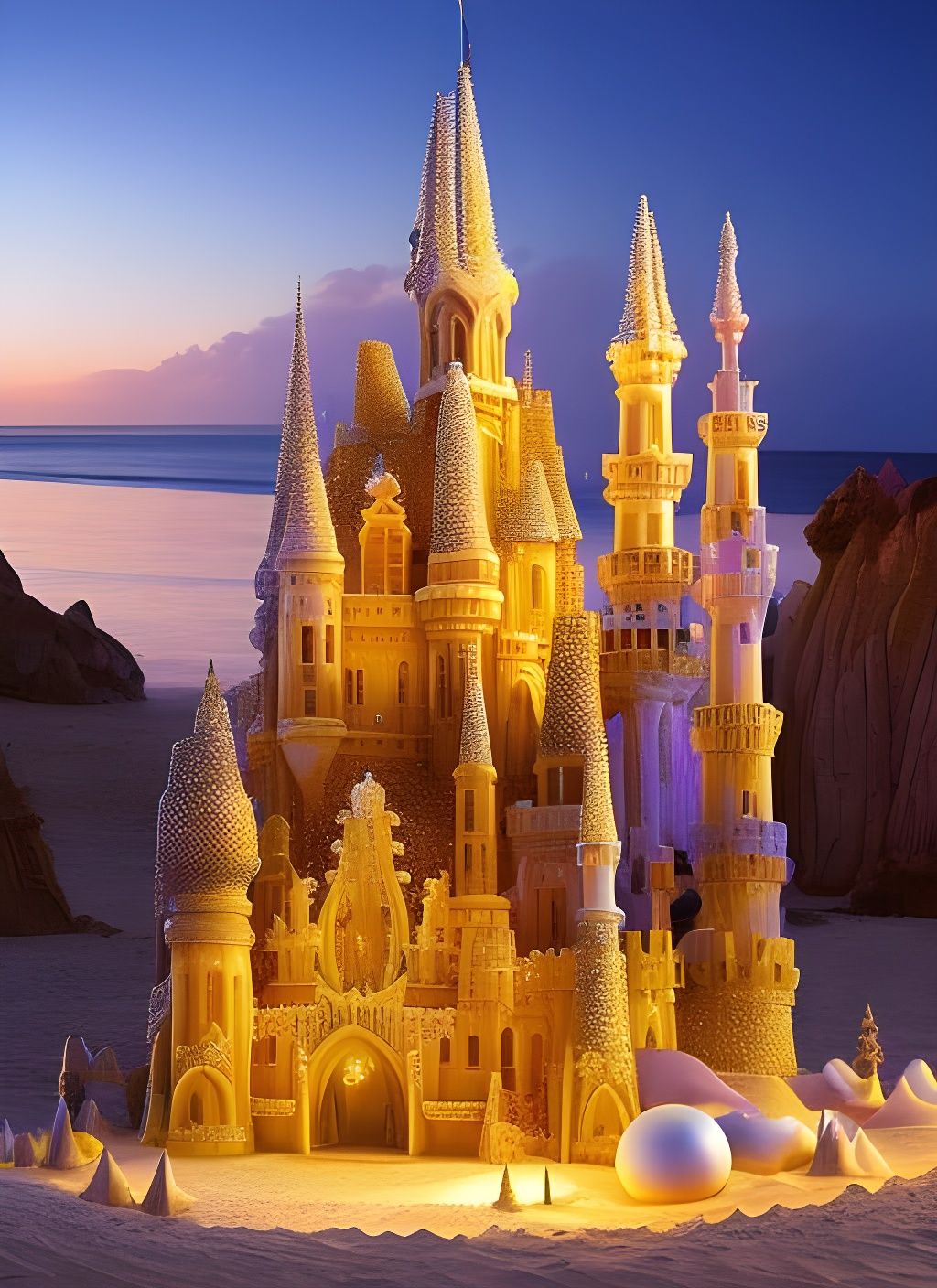 Golden Castle of Sand