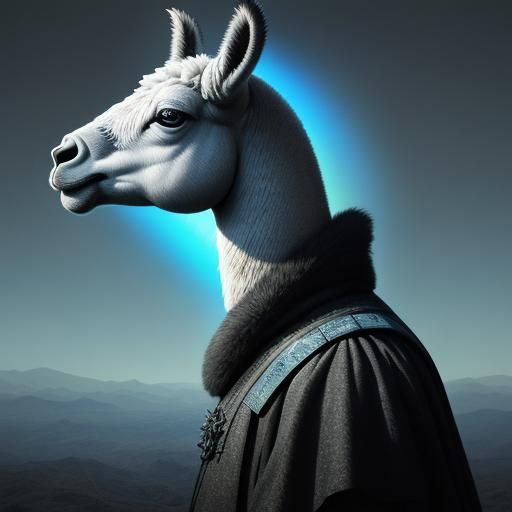 Nightmarish Girl in Surreal Biomechanical Setting