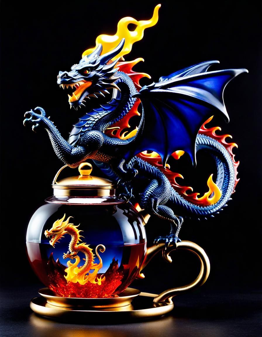 Dragon tea-pot
