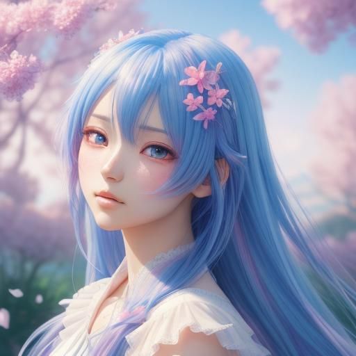 Beautiful Fairy in Vibrant 3D Anime Art