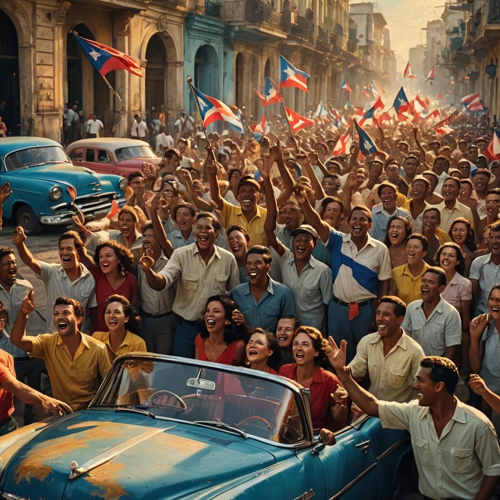 Havana Celebrates Freedom: A Digital Matte Painting
