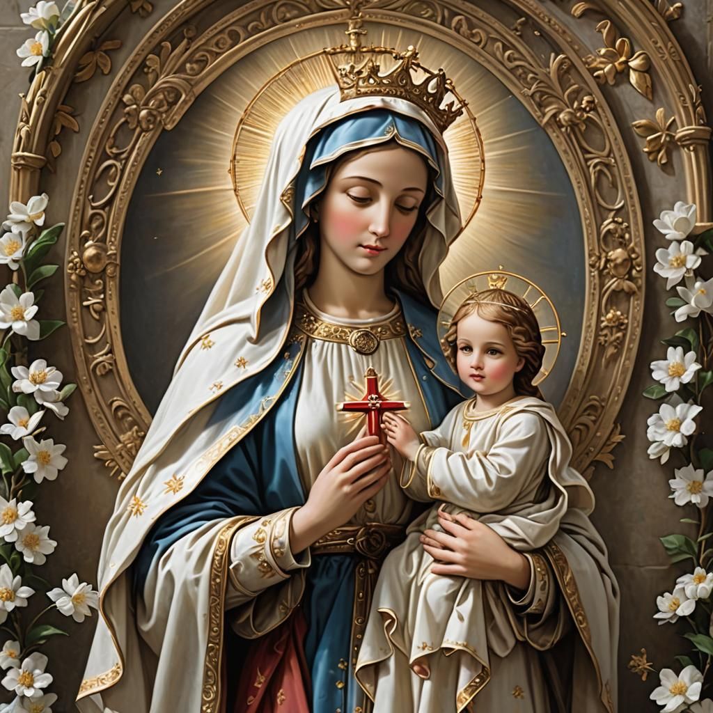 AI Interpretation of Hail Mary Prayer