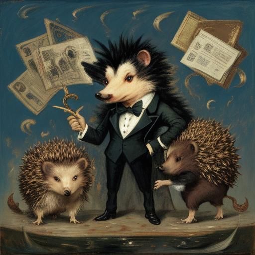 Hedgehogs in Finance: An Artistic Allegory