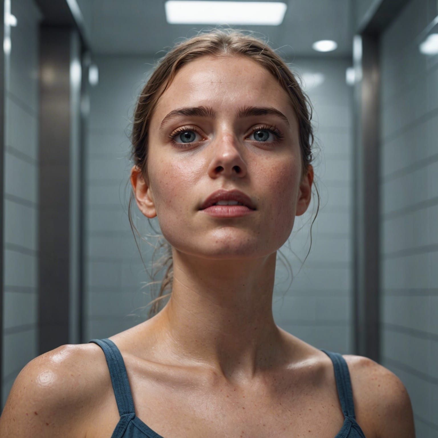 Alluring Young Woman's Invitation: A Hyperrealistic Concept ...