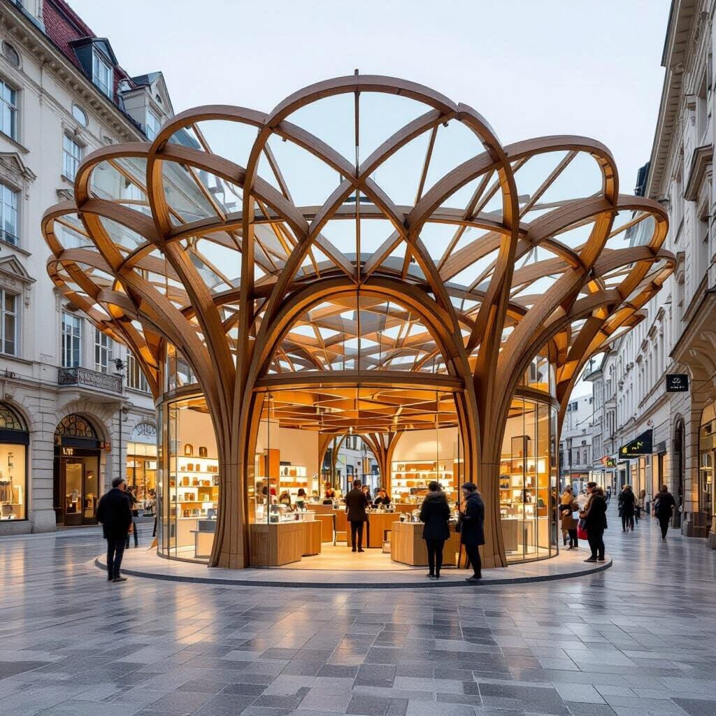 3D Timber Canopy Market in European City