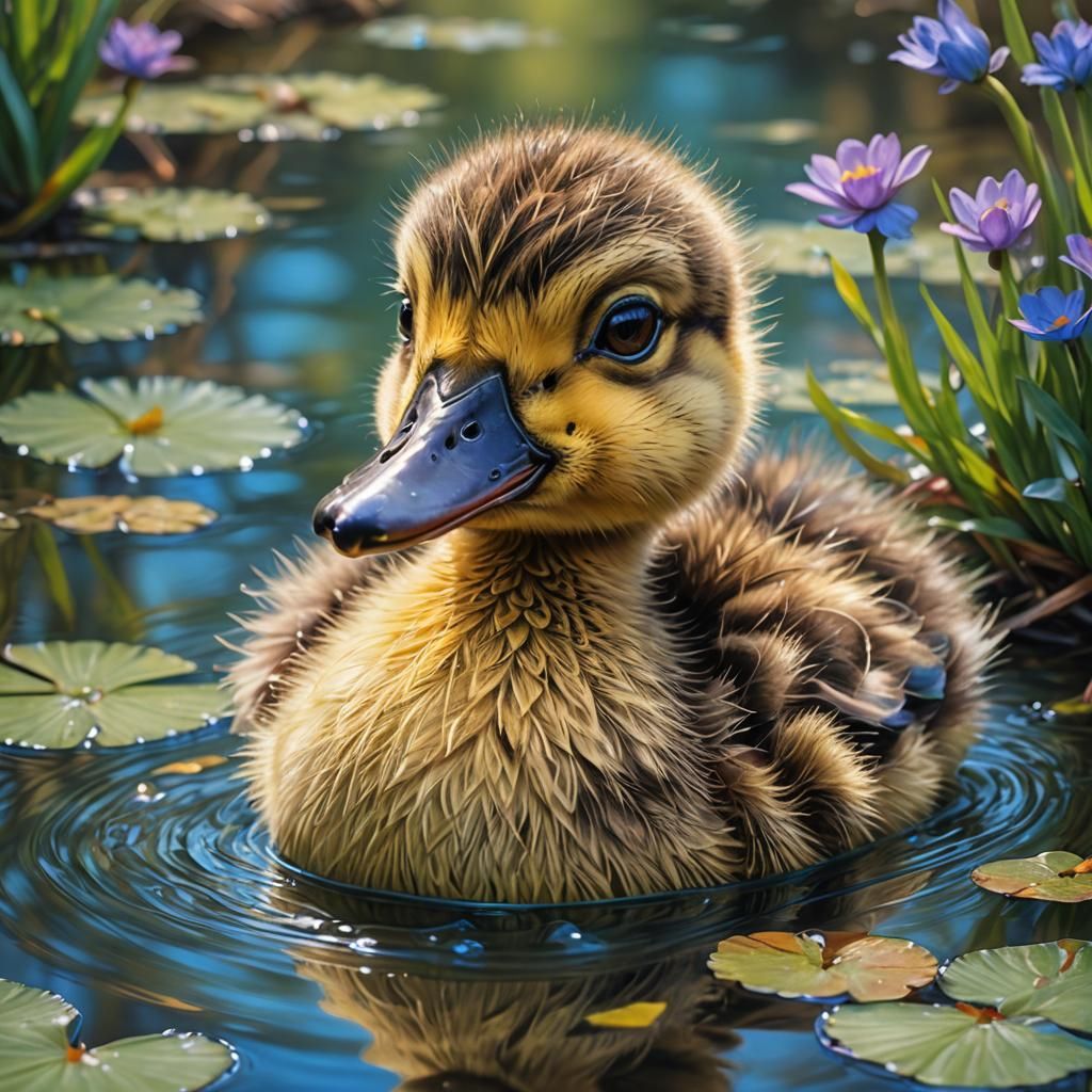 Duckling Close Up