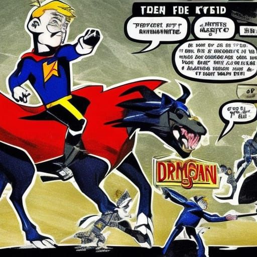 Canid in a Cyberpunk-Inspired Climbing Scene