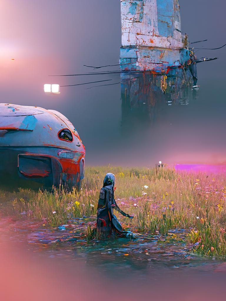 Graceful Digital Painting in Photorealistic Style