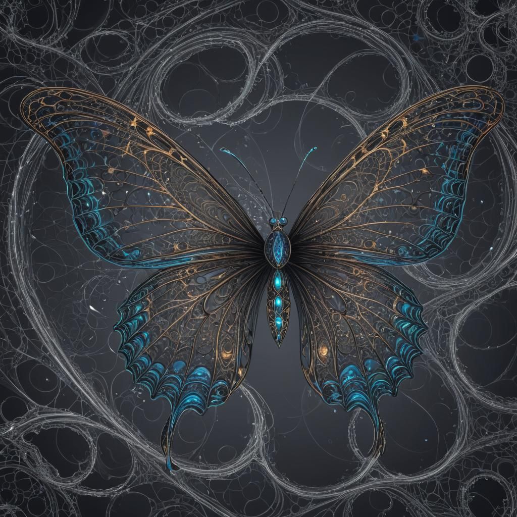 Bioluminescence Butterfly